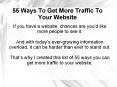 55 Ways To Get More Traffic To Your Website PowerPoint PPT Presentation