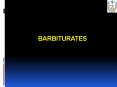 BARBITURATES PowerPoint PPT Presentation