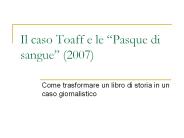 Il caso Toaff e le 
