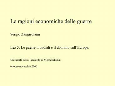 Nessun titolo diapositiva