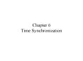 Chapter 6 Time Synchronization PowerPoint PPT Presentation
