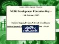 Science and Development Education NUIG Development Education Day  PowerPoint PPT Presentation