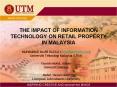 THE IMPACT OF INFORMATION TECHNOLOGY ON RETAIL PROPERTY IN MALAYSIA PowerPoint PPT Presentation