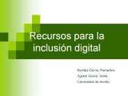 Recursos para la inclusi