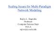 Scaling Issues for Multi-Paradigm Network Modeling PowerPoint PPT Presentation
