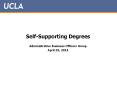 Self-Supporting Degrees PowerPoint PPT Presentation