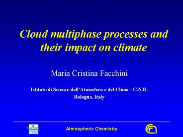 Cloud multiphase processes and their impact on climate
