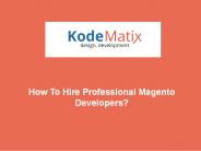 How To Hire Professional Magento Developers?