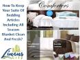 How To Keep Your Suite Of Bedding Articles Including All Season Blanket Clean And Fresh? PowerPoint PPT Presentation