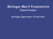 Michigan Merit Examination