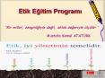 Etik Egitim Programi PowerPoint PPT Presentation