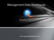 Introduvtion to Management data ware house