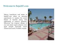 Mexico Beachfront Real Estate Service at baja247.com