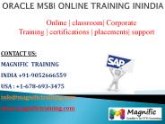 oracle msbi online training in india