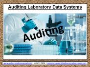Auditing Laboratory Data Systems