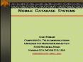 Mobile  Database  Systems PowerPoint PPT Presentation