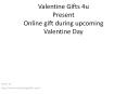 Romantic gift available during valentine day PowerPoint PPT Presentation