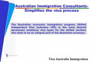 Australian Immigration Consultants­ - Simplifies the visa process