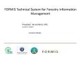 FORMIS Technical System for Forestry Information Management PowerPoint PPT Presentation