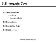 3.El lenguaje Java