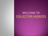 Collection agencies