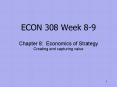 ECON 308 Week 8-9 PowerPoint PPT Presentation