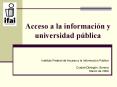 Acceso a la informaci PowerPoint PPT Presentation
