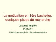 La motivation en 1