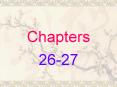 Chapters PowerPoint PPT Presentation