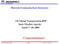 Motorola Communications Enterprise PowerPoint PPT Presentation