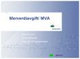Merverdiavgift/ MVA PowerPoint PPT Presentation
