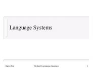 Language Systems