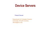 Device Servers
