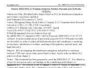 Proposal Update for IEEE 802.15.3-COP
