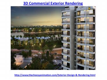 3D Commercial Exterior Rendering