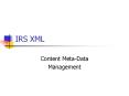 IRS XML PowerPoint PPT Presentation
