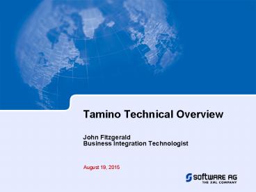 Tamino Technical Overview
