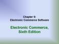 Chapter 9: Electronic Commerce Software PowerPoint PPT Presentation