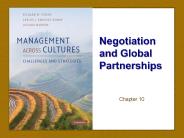 Negotiation and Global Partnerships