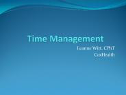 Time Management