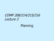 COMP 208/214/215/216 Lecture 3