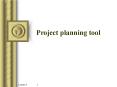 Project planning tool PowerPoint PPT Presentation