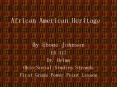 African American Heritage PowerPoint PPT Presentation