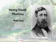 Henry David Thoreau
