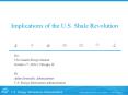 Implications of the U.S. Shale Revolution PowerPoint PPT Presentation