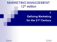 MARKETING MANAGEMENT 12th edition PowerPoint PPT Presentation