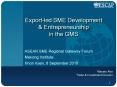 Export-led SME Development PowerPoint PPT Presentation