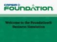 Welcome to the Foundation PowerPoint PPT Presentation
