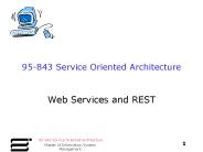 95-843 Service Oriented Architecture