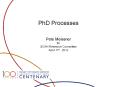 PhD Processes PowerPoint PPT Presentation